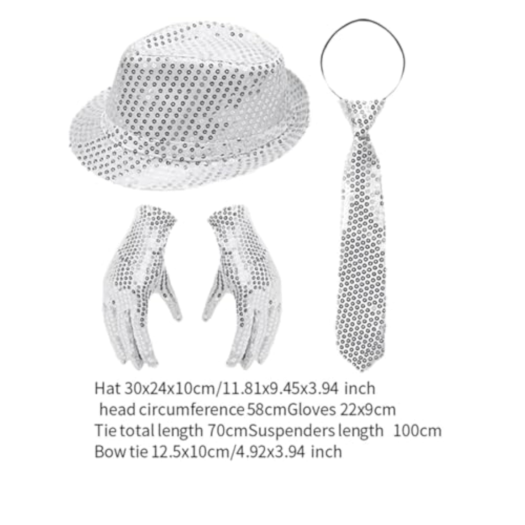 Disco Cowboy Hat Sequins Fedora for Performance