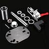 Tire Carrier Hinge Kit Include Necessary Latch, Slewing Bearing, Bearing Hub and Seal, Brake Cover, Metal Plate and Poly Urethane Stop Spare Tire Carrier Hing Kit for Installation
