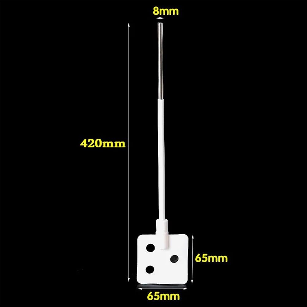 Strumenti da laboratorio e attrezzature 1 pz Agitatore a paletta in PTFE for miscelazione ad alta velocità Lunghezza albero 420 mm Diametro di miscelazione 65 mm