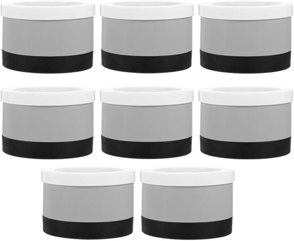 BESTonZON 8pcs Non- Furniture Leg Pads Heightening Pads for Chairs Tables Sofas Washing Machines Raise Easy to Install Protect Floors from Damage
