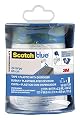 ScotchBlue Pre Plastic Painters Tape with Bladed Dispenser, 24 in x 30yd, Tape & Masking Film Combined in One Product, Static Cling to Stay in One Place, No Residue Masking Tape (PTD2093EL-24-S)