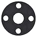 Neoprene Blend Flange Gasket, 3 7/8 in Outside Dia, Black-Each