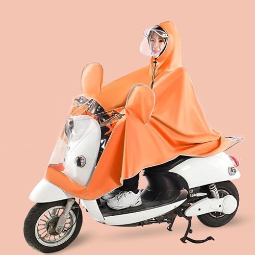 Capa de Chuva para Bicicleta Elétrica, Poncho de Chuva Leve à Prova D'água, Capa de Chuva Respiráve