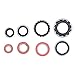 Rubber O Kits 40PCs Air Conditioner System Seal O, AC System Compressor Gasket Seal Kit, Automotive AC Compressor Port Seal Washer Kit Assortment Set for Car Repair