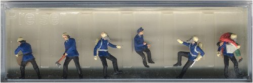 Preisvergleich Produktbild Preiser H0 14206 - Feuerwehrmaenner [Spielzeug]