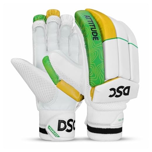 DSC Intense Attitude Leather Cricket Batting Gloves, Mens Right (Red Purple)