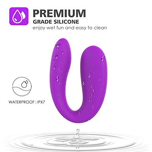 Staright Conjunto com anéis e vibrador de cabeça dupla, de silicone, brinquedo de estimulação para c