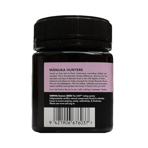 Image of Manuka Honey UMF 15+ /MGO 514+ Certified, Raw Manuka honey New Zealand - 250g