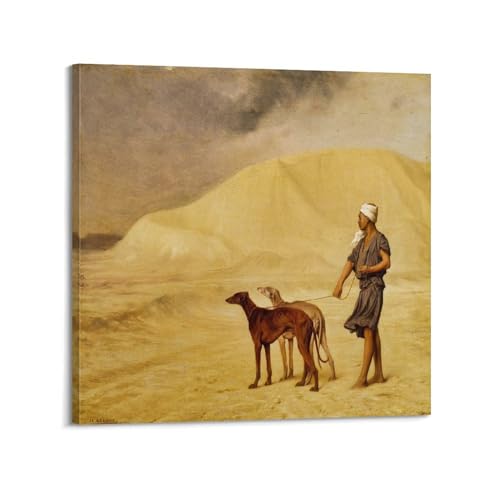 Poster On The Desert Gérôme : tableau sur toile haut de gamme 30x30