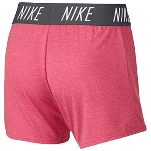 Nike Dry Girl's Dri-Fit Training Shorts Pink Grey 910252 823 (m)3