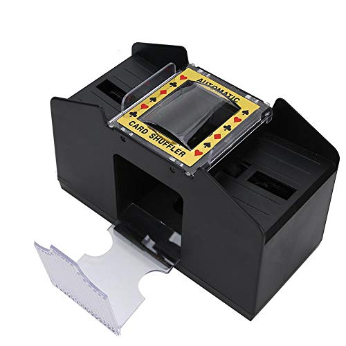 Preisvergleich Produktbild Cimenn Automatischer Kartenmischer, batteriebetriebene Spielkarten-Mischmaschine für 1 bis 4-Deck-Poker für Brettspiel-Pokerspielkarten