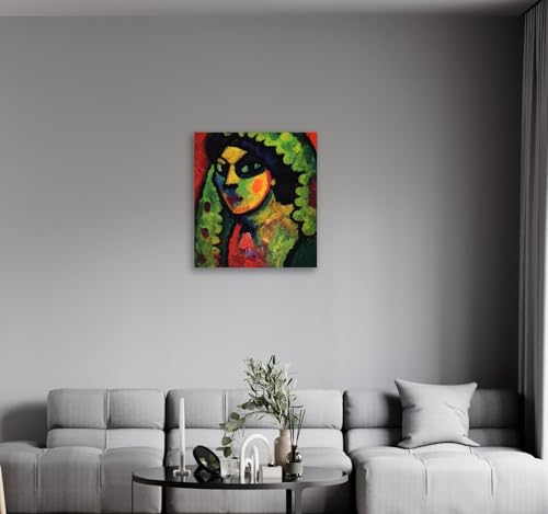 Tableau abstrait impression sur toile pour salon moderne 80x95cm