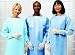 Convertors Impervious Procedure Gown, Cardinal 4201PG, 100 Count