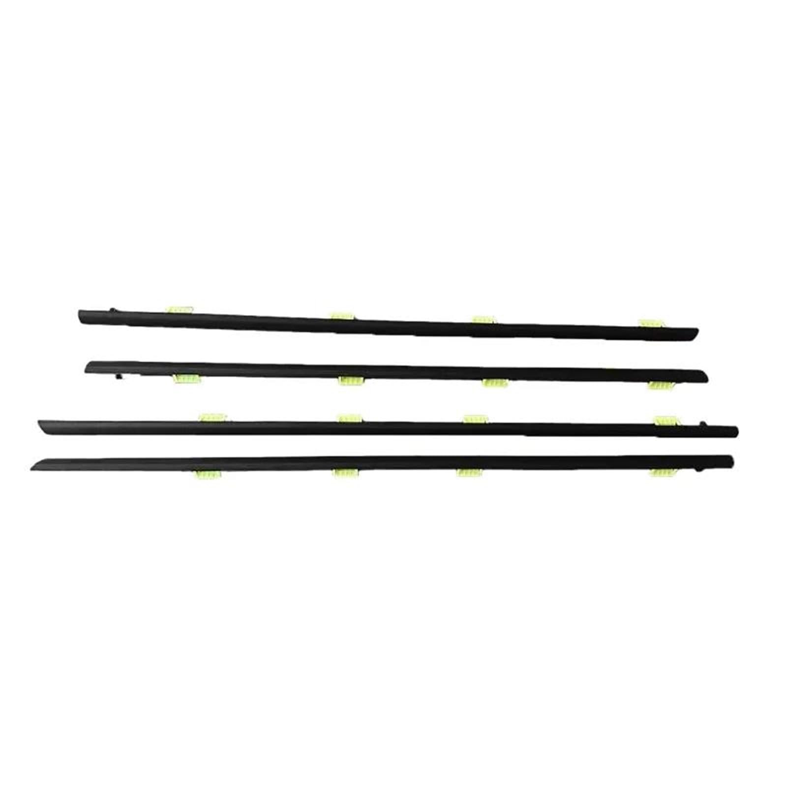 Yeskit One Color Car Side Window Weatherstrips Door Glass Waterproof Pressure Strip Sealing For Civic 2001-2005 Compartment