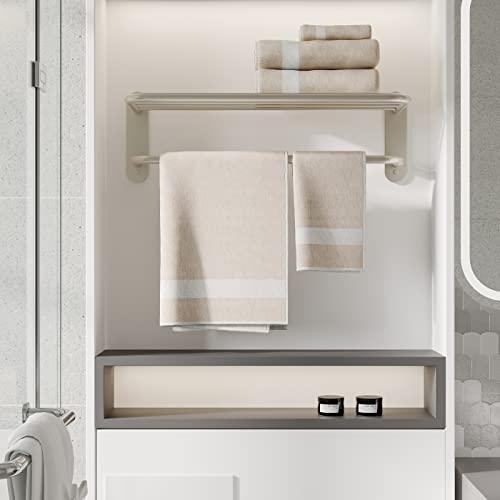 Fixsen 18 Inch Bathroom Towel Rack Towel Bar Towel Shelf Brushed Nickel Stainless Steel And Zinc Alloy Wall Mount 1Pc For House Lavatory And Hotel… #TOP7