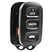 Key Fob Keyless Entry Remote Shell Case & Pad fits Lexus, Toyota