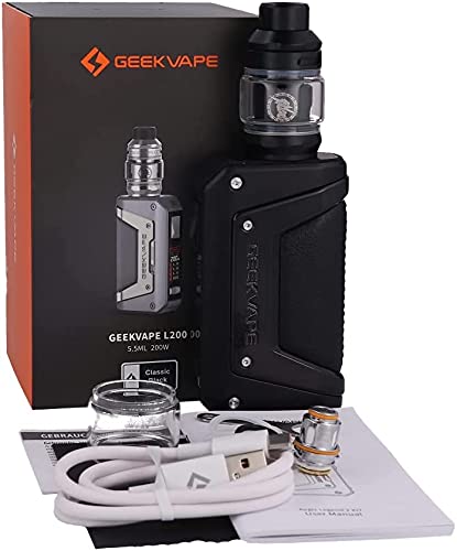 GEEKVAPE L200 Aegis Legend 2 Kit - GEEKVAPE L200 (Aegis Legend 2) Box Mod  200W + Z Sub Ohm 2021 Atomizzatore 5.5ml (Z0.2 + Z0.25 Coil) : Amazon.it:  Elettronica