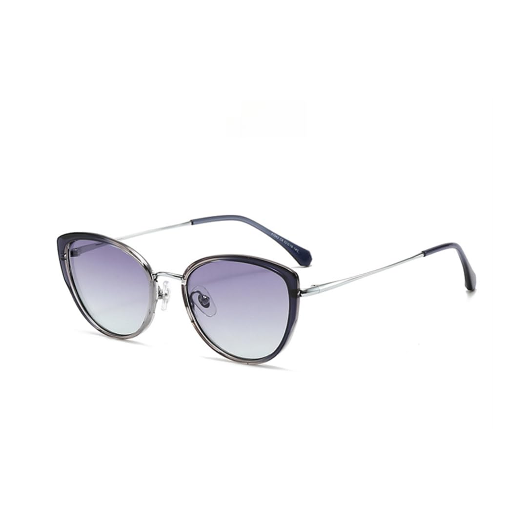 Occhiali da sole polarizzati Cat Eye da uomo e da donna in lega di acetato alla moda