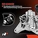 A-Premium Power Steering Pump Compatible with Honda Accord 1998 1999 2000 2001 2002, 3.0L Naturally Aspirated, Replace # 56110-P8C-A01, 56110-P8A-003