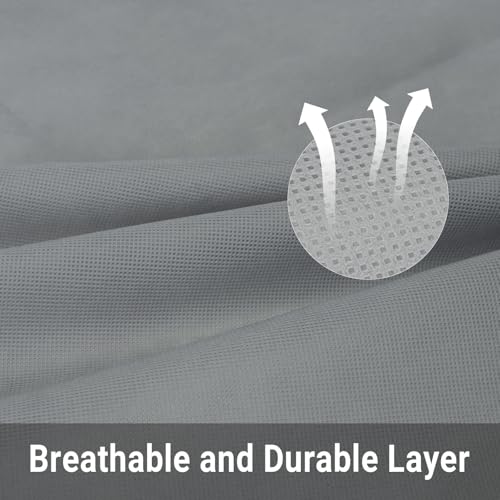 Image of Season Guard Sedan 205 inch Car Cover, Dustproof Lightweight Indoor & Outdoor | Breathable polypropylene layer, fits sedans up to 205 inch, includes storage bag & antenna patch, elastic hem for secure fit