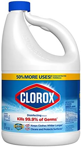 Clorox Disinfecting Bleach, Regular - 121 Fl oz Bottle