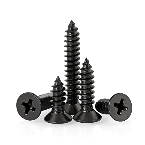 Tornillos M4 x 35mm 20 Pcs Acero Inoxidable 304 Zinc Negro miniatura 6