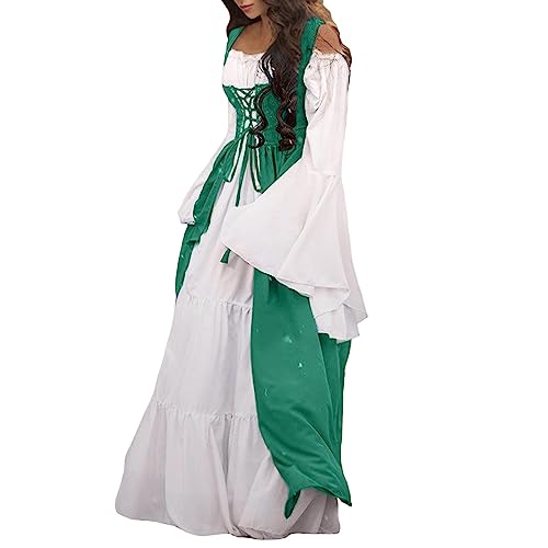 Robe renaissance femme et costume médiéval rétro pour cosplay gothique