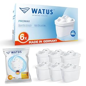 Watus Promax Wasserfilterkartuschen 6er Pack