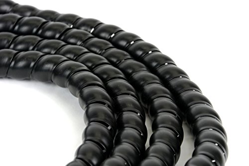 Temco St0480-5/8" Hydraulic Hose Spiral Wrap 10 Ft Wire Protector Cover Guard Cable Organizer - 1 Year Warranty #TOP1
