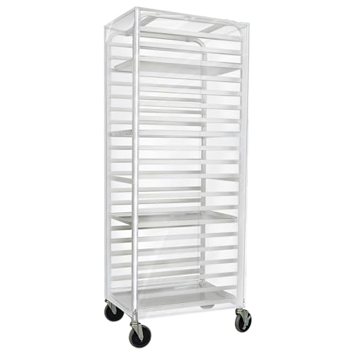 BIEAMA 20-Tier Sheet Pan Rack with Cover