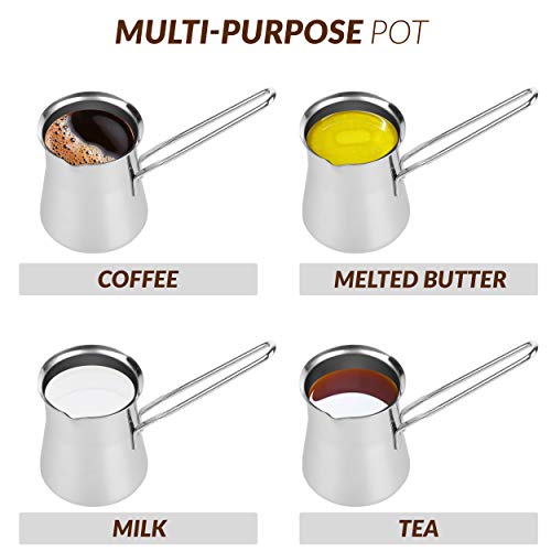 image for Caizen Coffee Quality Turkish Coffee Pot - Turkish Coffee Maker, Chai 