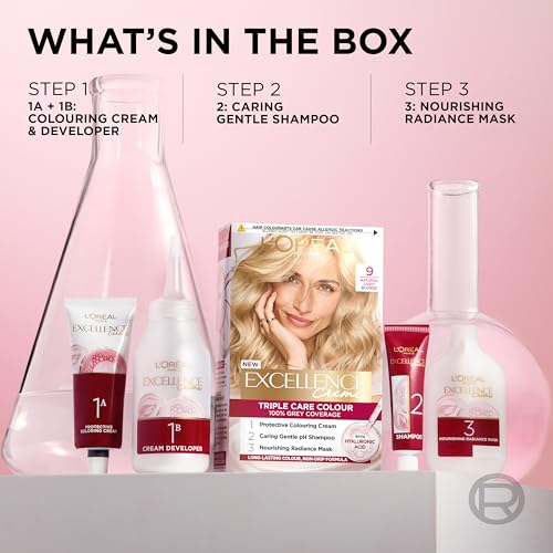 L'oreal Excellence Natural Light Blonde 9, 250 g
