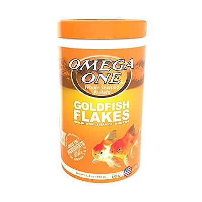 Omega One Goldfish Flakes, 5.3 oz.