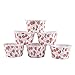 100 Pack Mini wkładki do ciastek Kubek papierowy, opakowania jednorazowe Papierowy kubek ciasta Bomba kąpieli Miska na babeczki Małe ciasto Do Muffin dla domu Ślub Urodziny Dekoracja(Strawberry)
