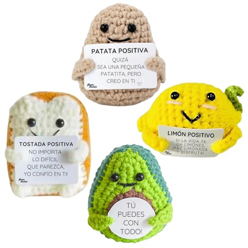 LOS BUEN ROLLITO® Regalo Original y Divertido Patata Positiva | Idea Graciosa, Cumpleaños Hombre Mujer Pareja Adolescente | Regalo Decoración Casa, Oficina (Pack Sabrositos)