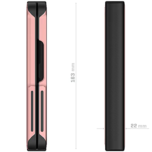Coque antichoc Galaxy Z Fold 4 Ghostek ATOMIC évite les bris d'écran avec bumper rose - 6