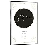 artboxONE Poster mit schwarzem Rahmen 30x20 cm Abstrakt 