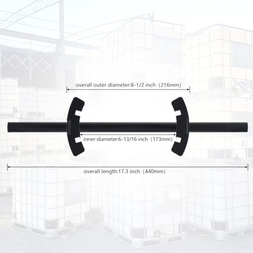 Clé à couvercle IBC en acier pour réservoir de 15,2 cm - 3