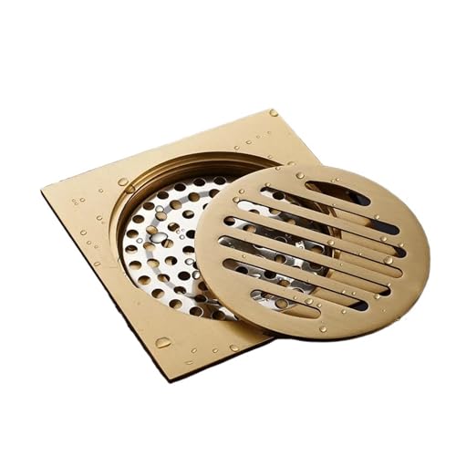 Drain de sol carré anti-odeur inox, adieu reflux douche et baignoire - 2