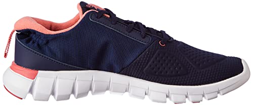 Image of Reebok Women Synthetic /Textile AIM Runner W Running Shoes Vector Navy /Rose UK-5