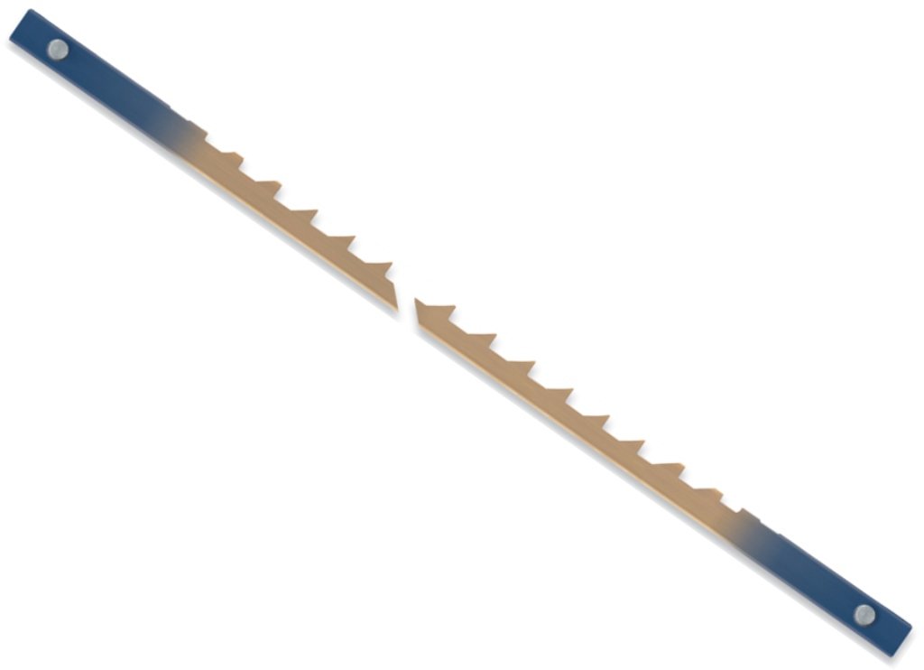 Pégas Pinned Coping Sawblades 6.5" Pack of 144 15 Teeth Per Inch