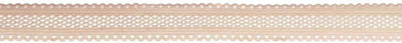 Bristlegrass Nude 2 Yard 5/8 Inch Shiny Nylon Elastics Spandex Satin Bands Shoulder Tapes Bra Strap Underwear Lingerie SewingSolid Color Ribbon Sewing lace Nude（2Yard 5/8")