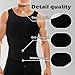 LISEJE Mens Slimming Body Shaper Vest, Gynecomastia Compression Shirts, Tummy Control Undershirts