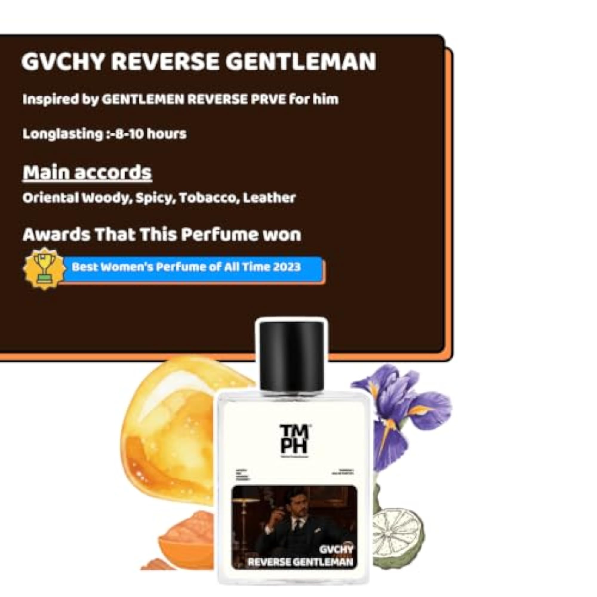 Gvchy Reverseman EDP for Men, Warm Rich Fragrance