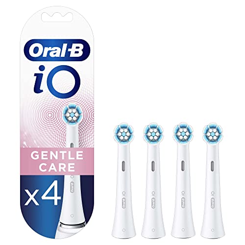 Oral B Replacement Brush Heads Io Gentle Care White 4 Pcs