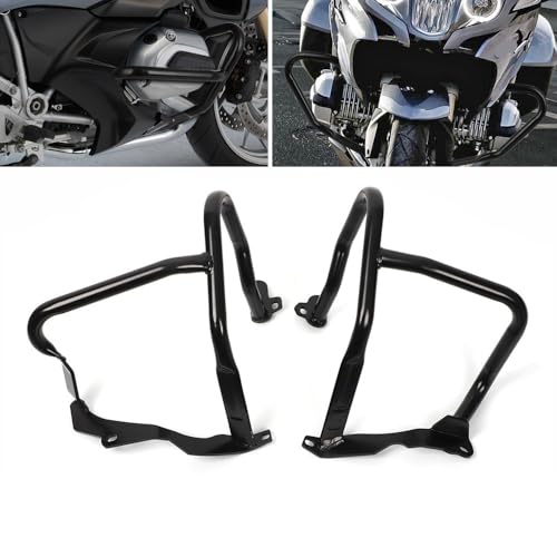 Pare Chocs Moto R1200RT 2014-2018 : Barres de Protection Avant et Arrière en Acier Noir