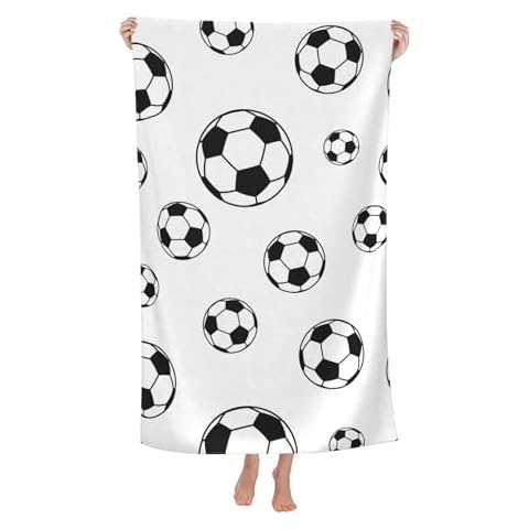 VODRM Soccer Beach Towel for Sports Lovers Cover