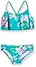 Kanu Surf Big Girls' Alania Floral Flounce Bikini Beach Sport 2-Piece Swimsuit, Green, 12