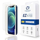 DOME GLASS iPhone 12 mini (5.4") Screen Protector EZ Full Coverage Tempered Glass Shield [Easy Insta