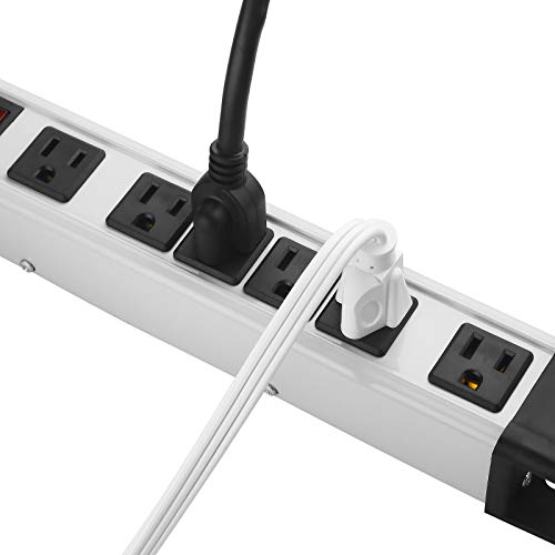 Heavy Duty Surge Protector, 6 Outlet Industrial Power Strip With 15A, Shop Workshop Garden Metal Power Strip With 6Ft Cord 1200 Joules Etl Listed. #TOP4